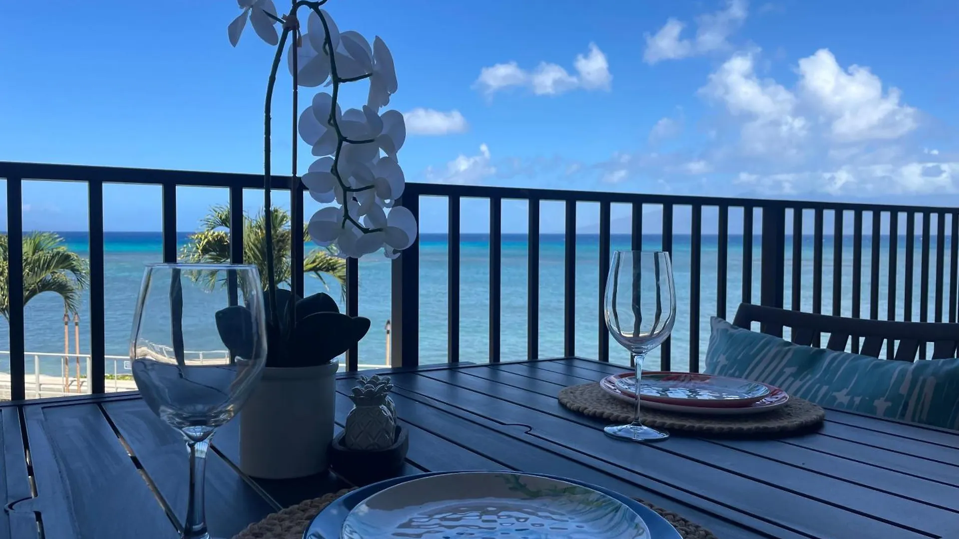 Whale Watching From The Lanai - Oceanfront Condo In West Maui Lahaina